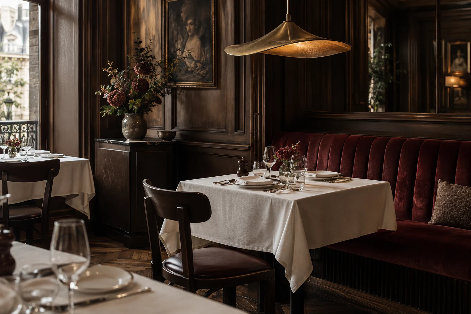 Vaulera editorial concept: a dining room